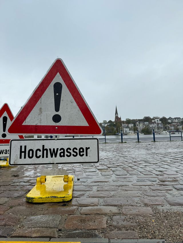 Jahrhundertflut an der Ostseeküste - Flensburg stark betroffen