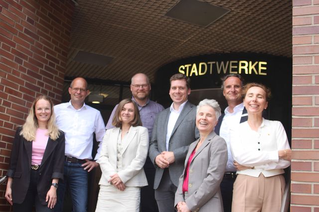 Besuch bei den Stadtwerken Flensburg mit Staatssekretär Joschka Knuth